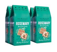 Pep & Lekker Gluten Free Crackers, Seed Crackers, Plant Based, No Added Sugar, Healthy Gut, High Fibre, All Natural, Vegan, Gluten Free Snacks, Rosemary Variety Pack (4 x 110g)