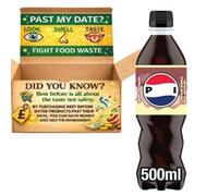 Pep Zero Sugar Cream Soda 500ml Bottle - No Sugar, Zero Calories, Sparkling Soft Drink with Classic Cream Soda Flavour, Refreshing Cola Alternative