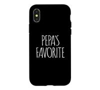 PEPA'S FAVORITE FUN SAYING DECORATIONS LADIES WOMEN MEN KIDS Case for iPhone X/XS