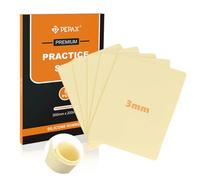 PEPAX 3 mm Artificial Skin Tattoo Practice Skin Pack of 5 30 x 20 cm Blank Tattoo Skin Double Sided Fake for Beginners and Artists