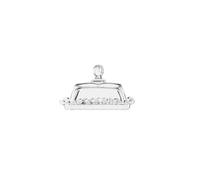 PEPAXON Glass Butter Dish with Lid Crystal Butter Container