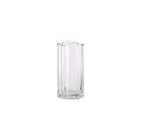 PEPAXON Tall Glass Vase for Flower Heavy Cylinder Clear 25cm High