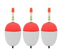 PEPDIMA 3PCS EVA Luminous Fishing Float Light Stick Foam Plastic Bobber Sea Fishing Striking Float (100G)