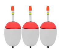 PEPDIMA 3PCS EVA Luminous Fishing Float Light Stick Foam Plastic Bobber Sea Fishing Striking Float (80G)