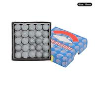 PEPDIMA 50Pcs Snooker Pool Cue Tips Durable Leather Replacement Tool for Billiard Training (11mm)