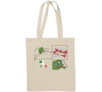 Pepe dreams of Rome, wakes up to sad reality meme empire SPQR legion Natural Cotton Tote Bag White