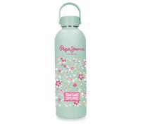 Pepe Jeans Abbey Alenka Stainless Steel Bottle Green with Capacity for 500 ml and Measures 7 x 23 cm Stainless Steel by Joumma Bags