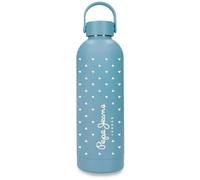 Pepe Jeans Abbey Hearts Stainless Steel Bottle Blue with Capacity for 500 ml and Measures 7 x 23 cm Stainless Steel by Joumma Bags