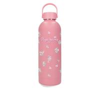 Pepe Jeans Abbey Nora Pink Stainless Steel Bottle with Capacity for 500 ml and Measures 7 x 23 cm Stainless Steel by Joumma Bags