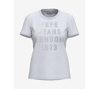 Pepe Jeans Agnes Short Sleeve T-Shirt Light Grey Women - XS