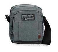 Pepe Jeans Aiden Navy Medium Shoulder Bag 17x22x8 cm Polyester with Synthetic Leather Details 2.99L by Joumma Bags