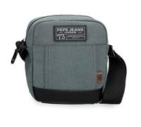 Pepe Jeans Aiden Small Navy Shoulder Bag 15x19.5x6 cm Polyester with Synthetic Leather Details 1.76L by Joumma Bags