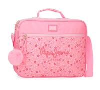Pepe Jeans Alenka Pink School Wallet Pink 38x28x6cm Polyester 6,38L by Joumma Bags, Pink, One Size, School Wallet