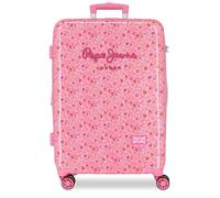 Pepe Jeans Alenka School Backpack, Blue, Adjustable Straps for Comfortable Carry, Multiple Compartments, Joumma Bags, Pink, One Size, Medium Suitcase