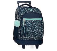 Pepe Jeans Alenka School Pencil Cases Perfect Size to Carry in Your Backpack, Briefcase or Purse by Joumma Bags, denim, M, Wheeled Backpack