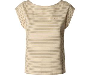 Pepe Jeans Alex Short Sleeve T-shirt Beige L Woman