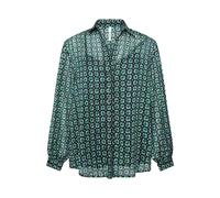 Pepe Jeans Antonella Green Floral Print Shirt Blouse, Women XS