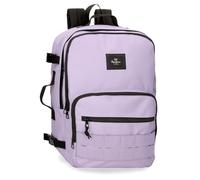 Pepe Jeans Aris Colorful Cabin Backpack for Laptop 15.6" Lilac 31x44x20cm Polyester by Joumma Bags