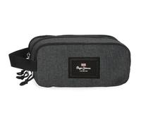 Pepe Jeans Aris Evergreen Pencil case Triple Denim 22x10x9cm Polyester by Joumma Bags