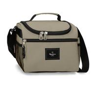 Pepe Jeans Aris Evergreen Snack Carrier Crossbody Bag Beige 23,5x19x17 cm Polyester by Joumma Bags