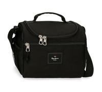 Pepe Jeans Aris Evergreen Snack Carrier Crossbody Bag Black 23,5x19x17 cm Polyester by Joumma Bags