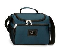 Pepe Jeans Aris Evergreen Snack Carrier Crossbody Bag Blue 23,5x19x17 cm Polyester by Joumma Bags
