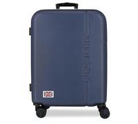 Pepe Jeans Aris Marine Medium Suitcase 48x68x27 cm Rigid ABS Combination Lock Integrated 72L 3.48kg 4 Double Wheels Extendable by Joumma Bags