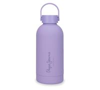 Pepe Jeans Aris Stainless Steel Bottle Pink 6.5x18.5x6.5cm Stainless Steel by Joumma Bags, Pink, One Size, Stainless Steel Bottle