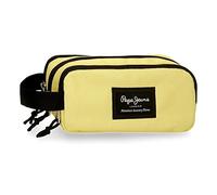 Pepe Jeans Aris Triple Case Yellow 22x10x9 cm Polyester, Lemon Tree, Triple Case