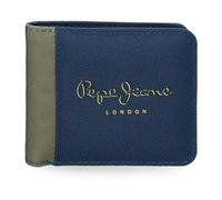 Pepe Jeans Arwyn Wallet Navy 10.5x9x2cm Polyester 0,19L by Joumma Bags