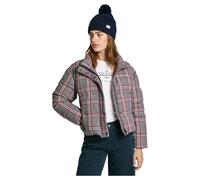 Women's Pepe Jeans Bambi Plaid Puffer Beige L