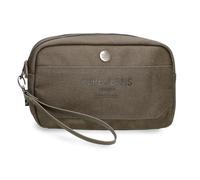 Pepe Jeans Berwick Khaki Handbag 24.5x15x6 cm PU and Polyester 2.21L by Joumma Bags