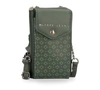 Pepe Jeans Bethany Shoulder Bag Small Green 11 x 20 x 4 cm Faux Leather, green, One Size, Small Crossbody Bag
