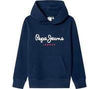 Pepe Jeans Boy's Art Hoodie Sweatshirt, Blue(Navy), 16 Years
