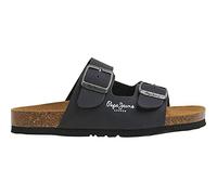 Pepe Jeans Boy's BIO Double Kansas B Shoes, Black (Black), 3