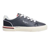 Pepe Jeans Boy's Kenton Campus B Sneak, Blue (Navy), 2.5