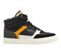 Pepe Jeans Boys' Kenton Master Boot Boy Trainers, 999black, 5 UK