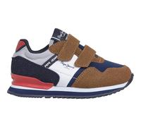 Pepe Jeans Boy's London Berg BK Sneak, Brown (Toffee Brown), 12