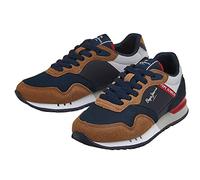 Pepe Jeans Boys London One Basic B Trainers, 879cognac, 5 UK