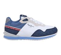 Pepe Jeans Boy's London Seal B Sneaker, Blue (Navy), 3