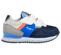 Pepe Jeans Boy's London South BK Sneak, Blue (Dark Denim Blue), 13