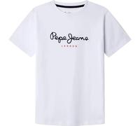 Pepe Jeans Boy's New Art T-Shirt, White (White), 8