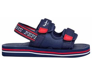 Pepe Jeans Boy's Pool Evolve B Shoes, Blue (Navy), 2.5