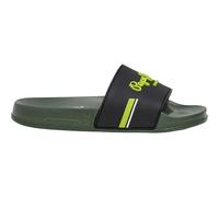 Pepe Jeans Slider Zone B Shoes, Green (Khaki Green), 13.5 UK