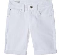 Pepe Jeans Boy's SLIM SHORT JR Shorts, White (Denim - TA8), 4