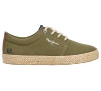 Pepe Jeans Brady Braid B Sneak, Green (Otter Green), 1.5 UK