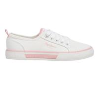 Pepe Jeans Girl's Brady Club G Sneak, White (Off White), 1.5