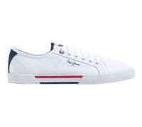 Pepe Jeans Brady Men Basic Sneaker, White (White), 7 UK