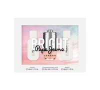 Pepe Jeans Bright For Her Perfume Women's Gift Set 3 Pieces Eau de Parfum Women 30 ml Body Lotion 60 ml and Shower Gel 60 ml Women Perfume with Cyprus and Floral Fragrances