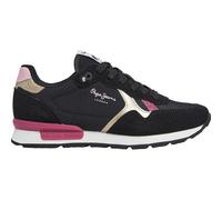 Pepe Jeans Brit Club G Sneaker, Black (Black), 4.5 UK